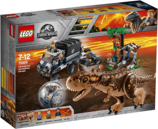LEGO Bouwstenen 0000-1000 Jurassic World Gyrobolontsnapping van Carnotaurus (75929) — 558 stukjes, huren vanaf €3,25/week
