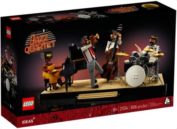 LEGO Bouwstenen 1000-2000 Ideas Jazzkwartet - 21334A (21334A) — 1.606 stukjes, huren vanaf €6,75/week