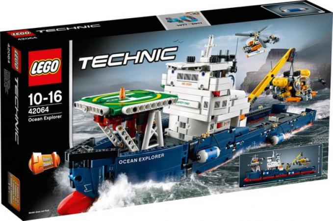 LEGO Bouwstenen 1000-2000 Technic Oceaanonderzoeker (42064) — 1.327 stukjes, huren vanaf €7,75/week