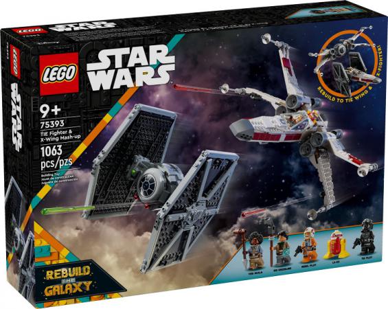 LEGO Star Wars TIE Fighter en X-wing combi - 75393-NEW (75393) — 1.063 stukjes, huren vanaf €4,75/week