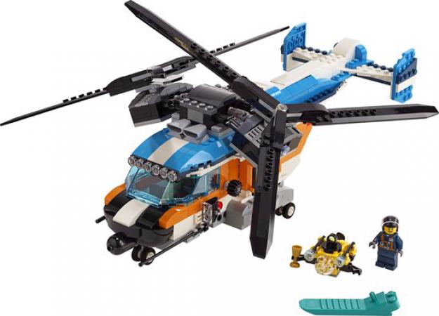 LEGO Creator 3-in-1 Creator Dubbel-rotor Helikopter - 31096A (31096) — 564 stukjes, huren vanaf €3,00/week