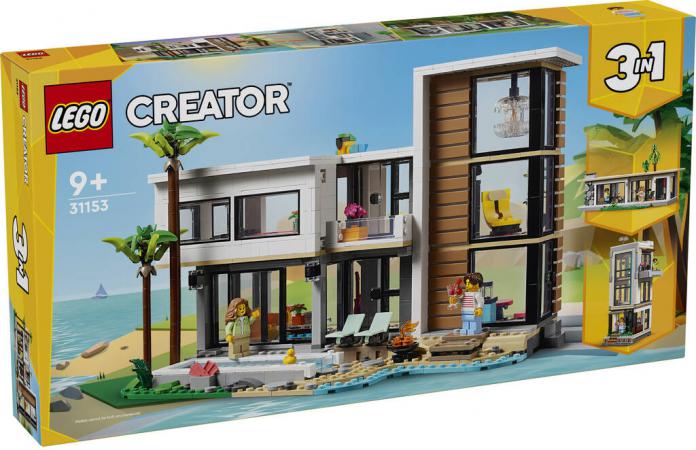 LEGO Creator 3-in-1 Creator 3in1 Modern huis (31153) — 939 stukjes, huren vanaf €6,25/week
