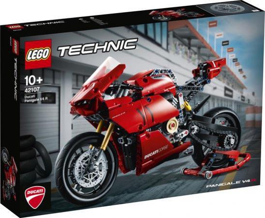 LEGO Bouwstenen 0000-1000 Technic Ducati Panigale V4 R - 42107C (42107C) — 646 stukjes, huren vanaf €3,75/week