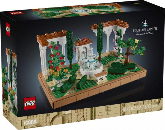 LEGO Bouwstenen 1000-2000 Icons Tuin met fontein - 10359-NEW (10359) — 1.302 stukjes, huren vanaf €6,25/week