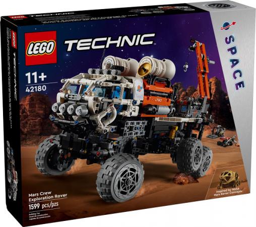 LEGO Bouwstenen 1000-2000 Technic Verkenningsrover op Mars - 42180-NEW (42180) — 1.599 stukjes, huren vanaf €7,75/week