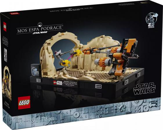 LEGO Star Wars Mos Espa Podrace diorama - 75380-NEW (75380) — 718 stukjes, huren vanaf €4,25/week