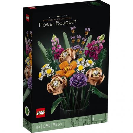 LEGO Bouwstenen 0000-1000 Creator Expert Bloemenboeket - 10280G (10280G) — 756 stukjes, huren vanaf €3,75/week