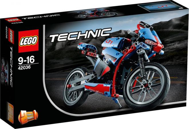 LEGO Bouwstenen 0000-1000 Technic Straatmotor - 42036A (42036A) — 375 stukjes, huren vanaf €3,00/week