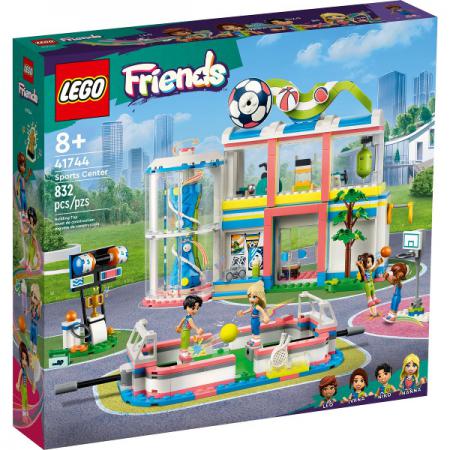 LEGO Friends Sportcentrum - 41744-NEW (41744) — 832 stukjes, huren vanaf €5,50/week