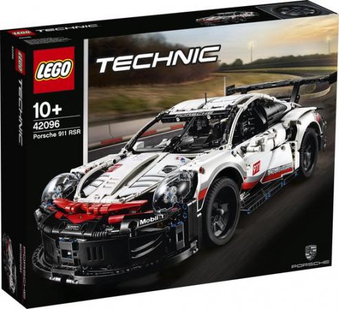 LEGO Bouwstenen 1000-2000 Technic Porsche 911 RSR - 42096D (42096) — 1.580 stukjes, huren vanaf €8,25/week