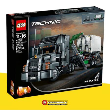 LEGO Bouwstenen 2000-3000 Technic Mack Anthem - 42078C (42078C) — 2.595 stukjes, huren vanaf €10,25/week