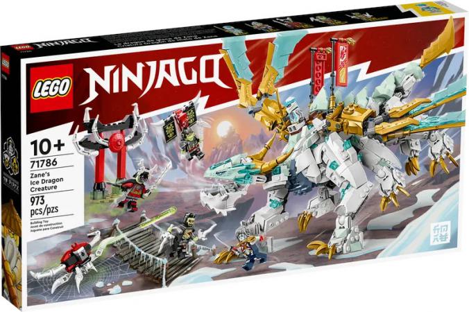 LEGO Ninjago Zanes IJsdraak (71786) — 873 stukjes, huren vanaf €6,25/week