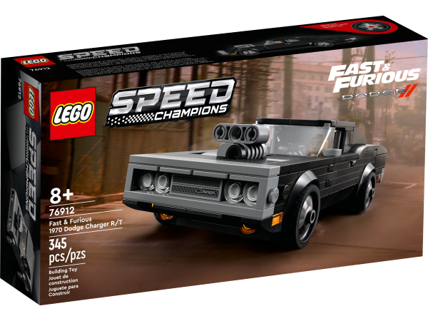 LEGO Speed Champions Fast en Furious 1970 Dodge Charger R/T (76912) — 345 stukjes, huren vanaf €1,25/week