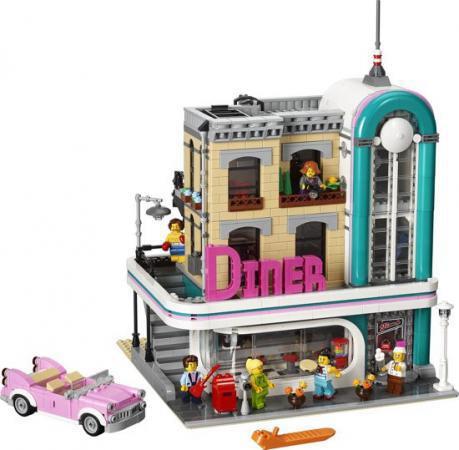 LEGO Creator Expert Diner in de Stad - 10260J (10260J) — 2.454 stukjes, huren vanaf €9,75/week