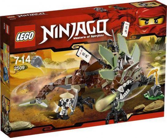 LEGO Ninjago Aardedraak Duel (2509) — 215 stukjes, huren vanaf €3,25/week