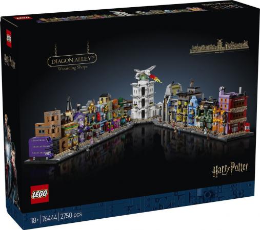 LEGO Bouwstenen 2000-3000 Harry Potter De Wegisweg tovenaarswinkels - 76444-NEW (76444) — 2.750 stukjes, huren vanaf €11,75/week