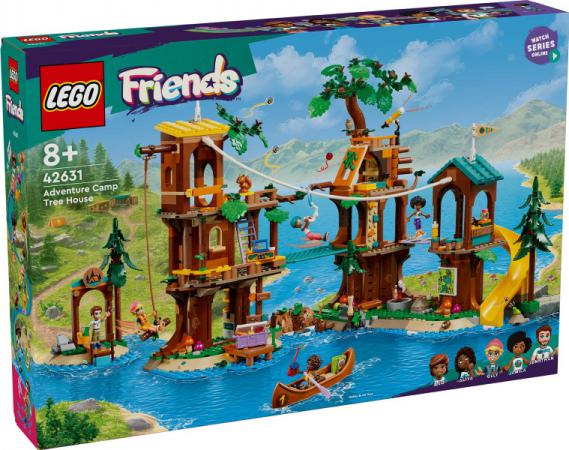 LEGO Friends Fiends Avonturenkamp boomhut - 42631-NEW (42631) — 1.128 stukjes, huren vanaf €7,75/week