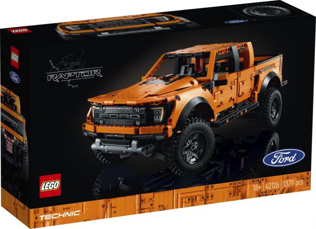 LEGO Bouwstenen 1000-2000 Technic Ford F-150 Raptor - 42126A (42126A) — 1.379 stukjes, huren vanaf €8,25/week