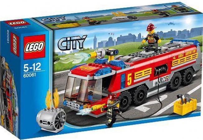 LEGO City Luchthaven Brandweerwagen (60061) — 318 stukjes, huren vanaf €2,75/week