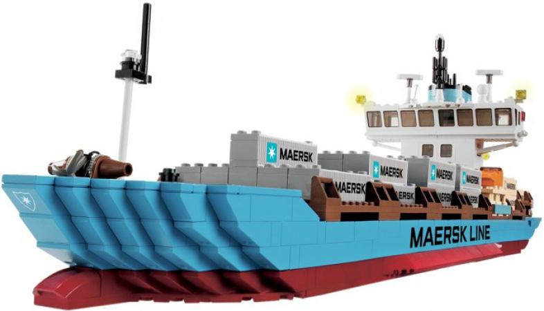 LEGO Creator Expert Sculptures Maersk Line container schip (10152) — 988 stukjes, huren vanaf €6,00/week