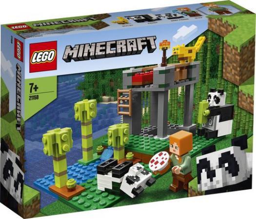 LEGO Bouwstenen 0000-1000 Minecraft Het Pandaverblijf - 21158B (21158B) — 201 stukjes, huren vanaf €2,50/week