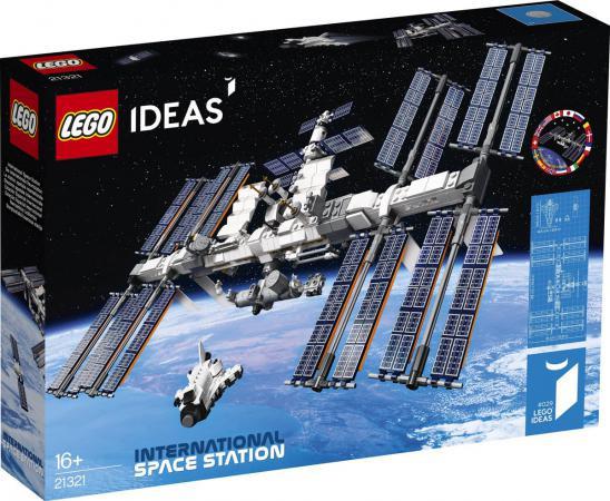 LEGO Bouwstenen 0000-1000 Ideas Internationaal Ruimtestation - 21321D (21321D) — 864 stukjes, huren vanaf €4,50/week