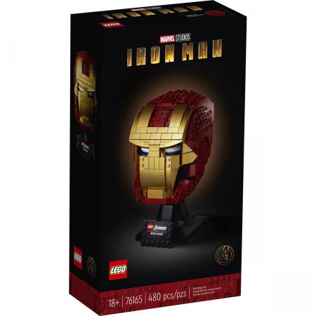 LEGO Bouwstenen 0000-1000 Marvel Avengers Iron Man helm - 76165C (76165C) — 480 stukjes, huren vanaf €4,75/week