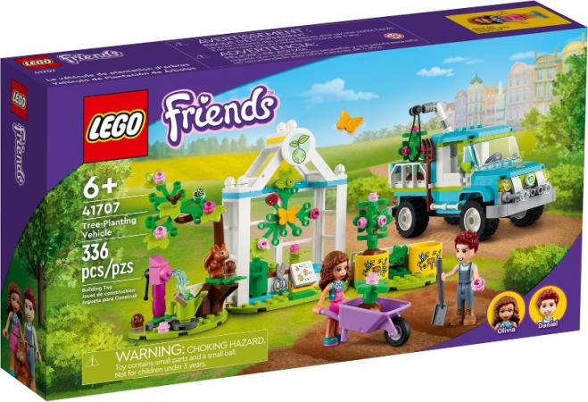 LEGO Friends Bomenplantwagen - 41707-NEW (41707) — 336 stukjes, huren vanaf €2,50/week
