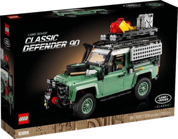 LEGO Bouwstenen 2000-3000 Icons Land Rover Classic Defender 90 (10317) — 2.336 stukjes, huren vanaf €11,75/week