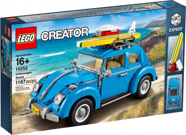 LEGO Bouwstenen 1000-2000 Creator Expert Volkswagen Kever (10252) — 1.167 stukjes, huren vanaf €6,25/week