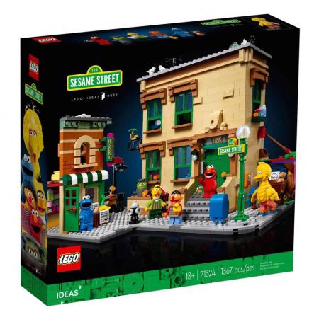 LEGO Creator Expert Ideas 123 Sesame Street (21324) — 1.348 stukjes, huren vanaf €6,00/week