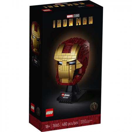 LEGO Bouwstenen 0000-1000 Marvel Avengers Iron Man Helm (76165) — 480 stukjes, huren vanaf €4,25/week