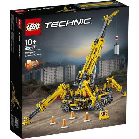 LEGO Bouwstenen 0000-1000 Technic Compacte Rupsband Kraan (42097) — 920 stukjes, huren vanaf €5,00/week