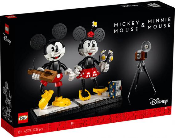 LEGO Bouwstenen 1000-2000 Disney Mickey Mouse en Minnie Mouse - 43179A (43179A) — 1.739 stukjes, huren vanaf €9,75/week