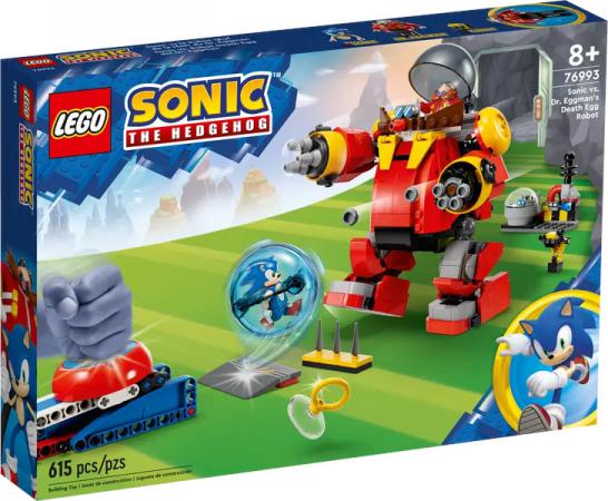 LEGO Bouwstenen 0000-1000 Sonic vs Dr. Eggmans eirobot (76993) — 615 stukjes, huren vanaf €4,50/week