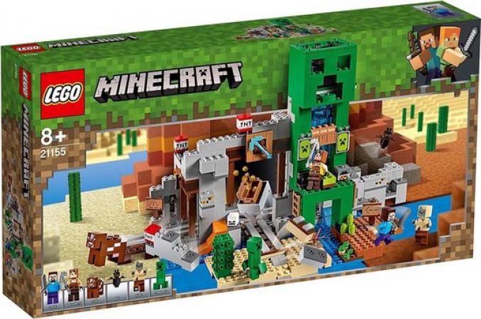 LEGO Minecraft De Creeper Mijn (21155) — 821 stukjes, huren vanaf €4,75/week