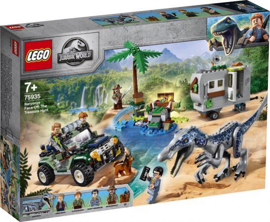 LEGO Bouwstenen 0000-1000 Jurassic World Confrontatie met Baryonyx: de Schattenjacht - 75935B (75935B) — 1.969 stukjes, huren vanaf €3,25/week