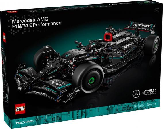 LEGO Bouwstenen 1000-2000 Technic Mercedes-AMG F1 W14 E Performance - 42171-NEW (42171) — 1.643 stukjes, huren vanaf €10,75/week