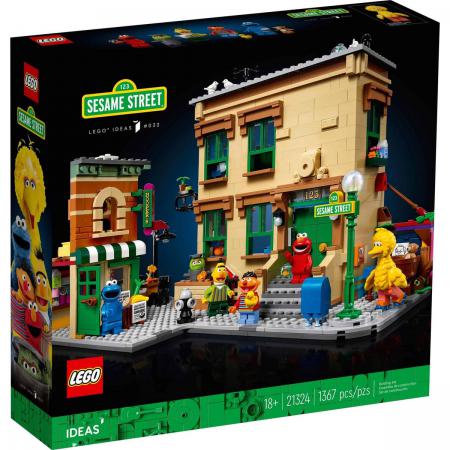 LEGO Ideas 123 Sesame Street - 21324I (21324I) — 1.348 stukjes, huren vanaf €6,00/week