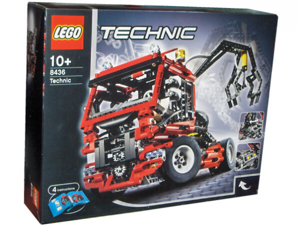 LEGO Bouwstenen 1000-2000 Technic Truck (8436) — 1.032 stukjes, huren vanaf €6,50/week