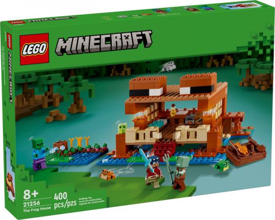 LEGO Bouwstenen 0000-1000 Minecraft Het kikkerhuis - 21256-NEW (21256) — 400 stukjes, huren vanaf €3,75/week