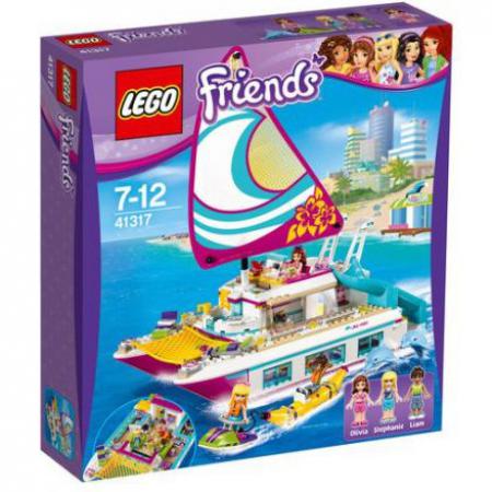 LEGO Friends Sunshine Catamaran - 41317A (41317A) — 586 stukjes, huren vanaf €4,25/week