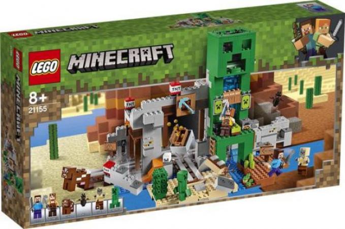 LEGO Minecraft De Creeper Mijn - 21155G (21155G) — 821 stukjes, huren vanaf €4,75/week