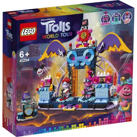 LEGO Bouwstenen 0000-1000 Trolls Volcano Rock City Concert (41254) — 381 stukjes, huren vanaf €2,75/week