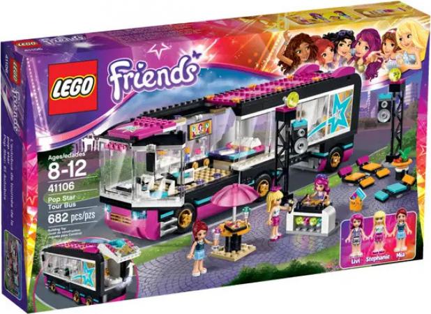 LEGO Friends Popster Toerbus (41106) — 682 stukjes, huren vanaf €4,25/week