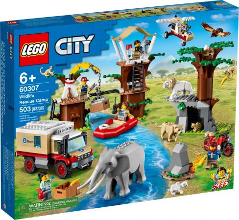 LEGO City Wildlife Rescue kamp (60307) — 503 stukjes, huren vanaf €6,25/week