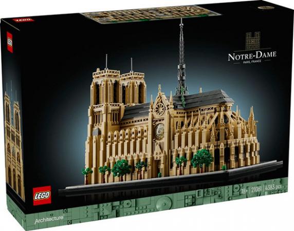 LEGO Architecture Notre-Dame van Parijs - 21061-NEW (21061) — 4.383 stukjes, huren vanaf €11,75/week
