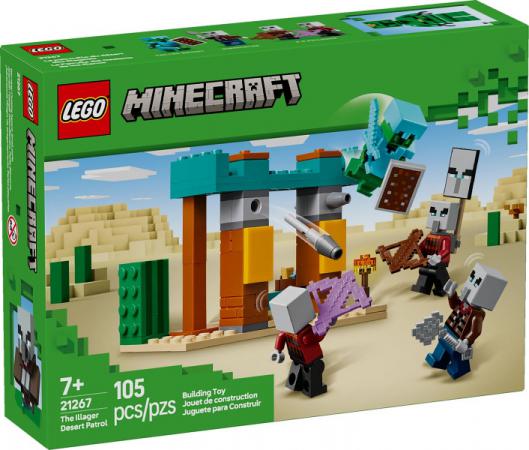LEGO Bouwstenen 0000-1000 Minecraft De Illagers in de woestijn - 21267-NEW (21267) — 105 stukjes, huren vanaf €2,25/week
