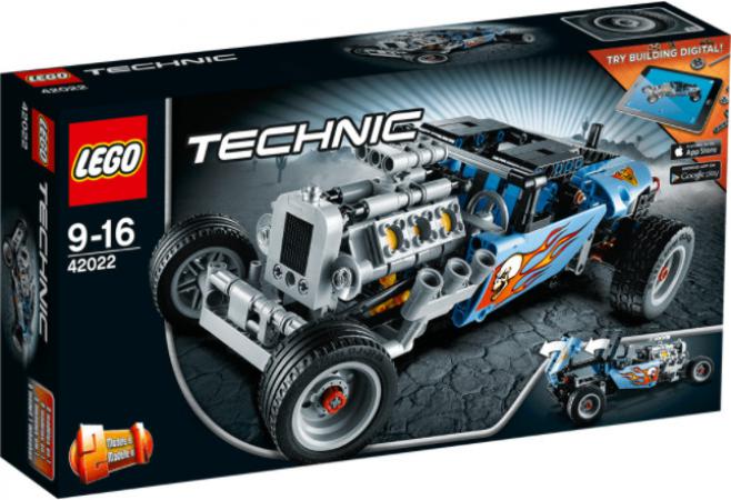 LEGO Bouwstenen 0000-1000 Technic Hot Rod (42022) — 414 stukjes, huren vanaf €2,75/week