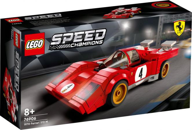LEGO Bouwstenen 0000-1000 Speed Champions 1970 Ferrari 512 (76906) — 286 stukjes, huren vanaf €2,00/week